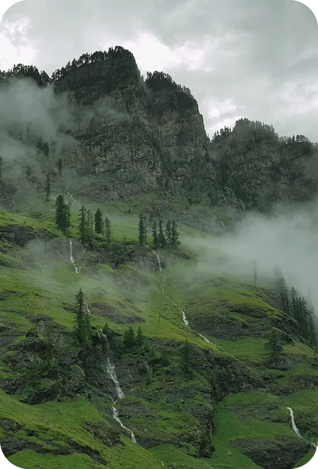 Scenic view of Daksum