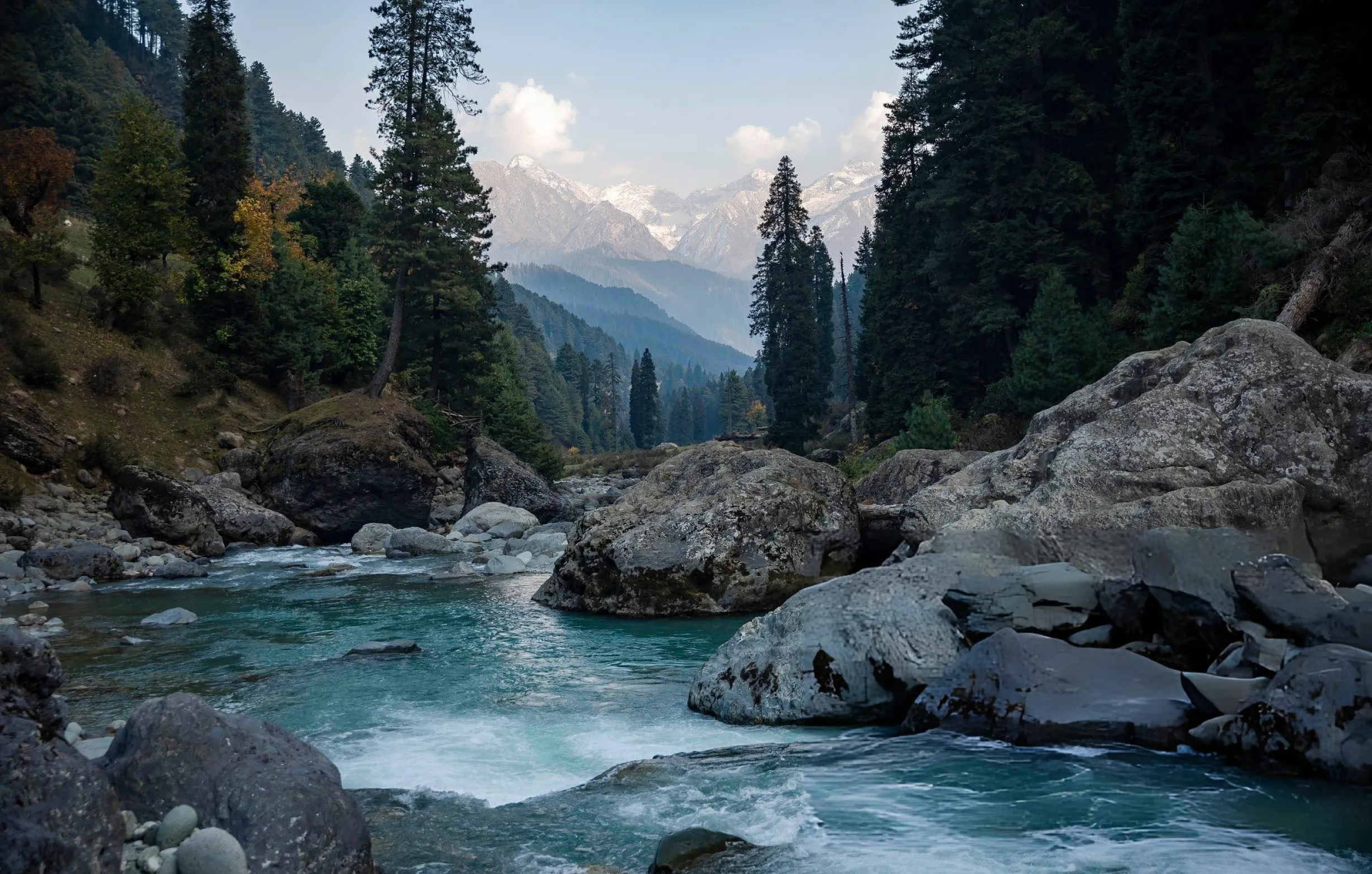 Scenic view of Pahalgam
